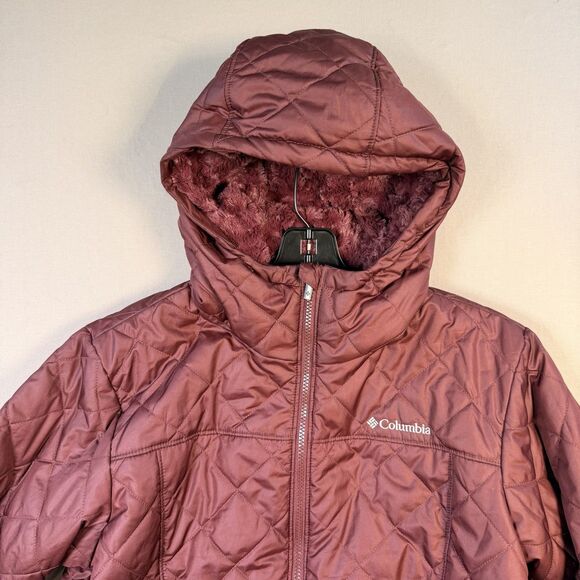 Columbia Jackets & Blazers - Columbia Women’s Copper Crest II Hooded Jacket X-Large Purple/Maroon